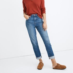 Madewell highrise slim boyjean